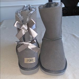 Brand new, in worn Bailey Bow Uggs